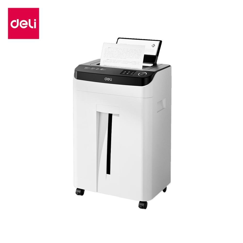 เครื่องทำลายเอกสาร DELI ET091-WH-01 22ลิตร สีขาว_0