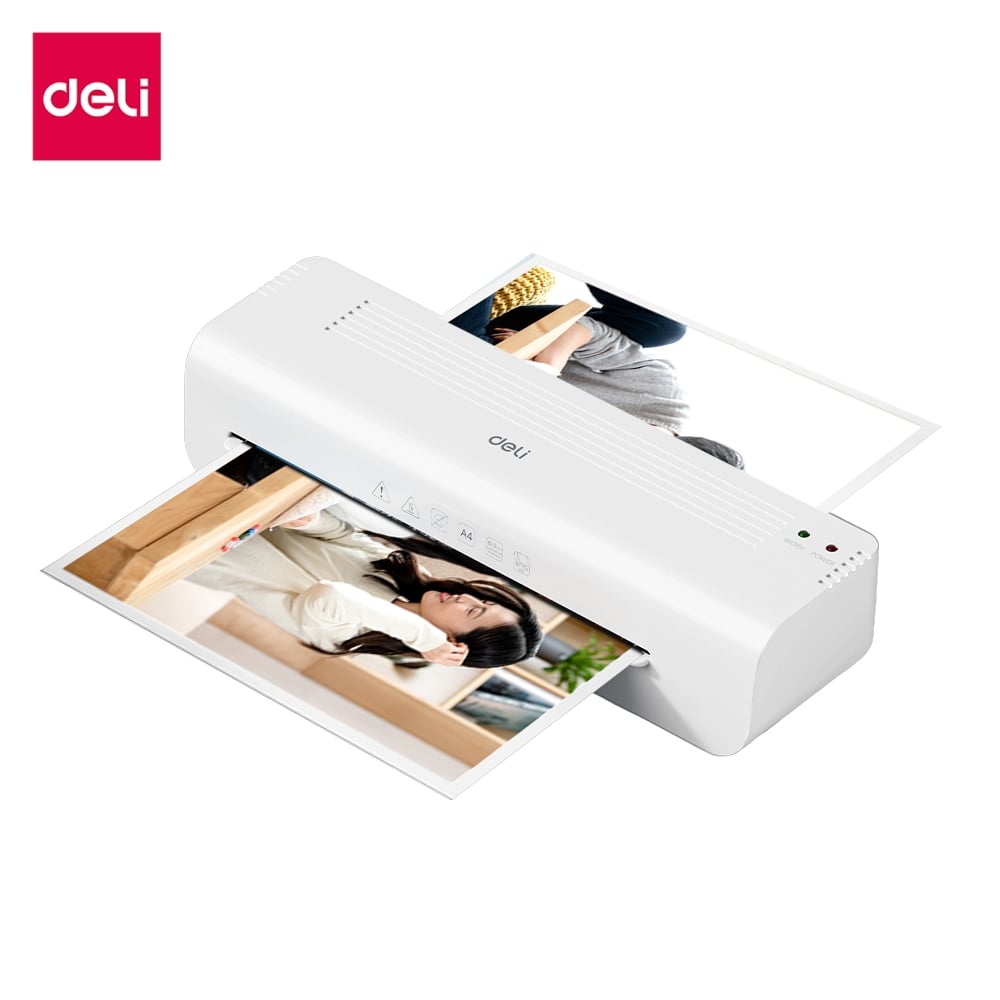 เครื่องเคลือบเอกสาร A4 DELI ET117-WH-01 สีขาว_0
