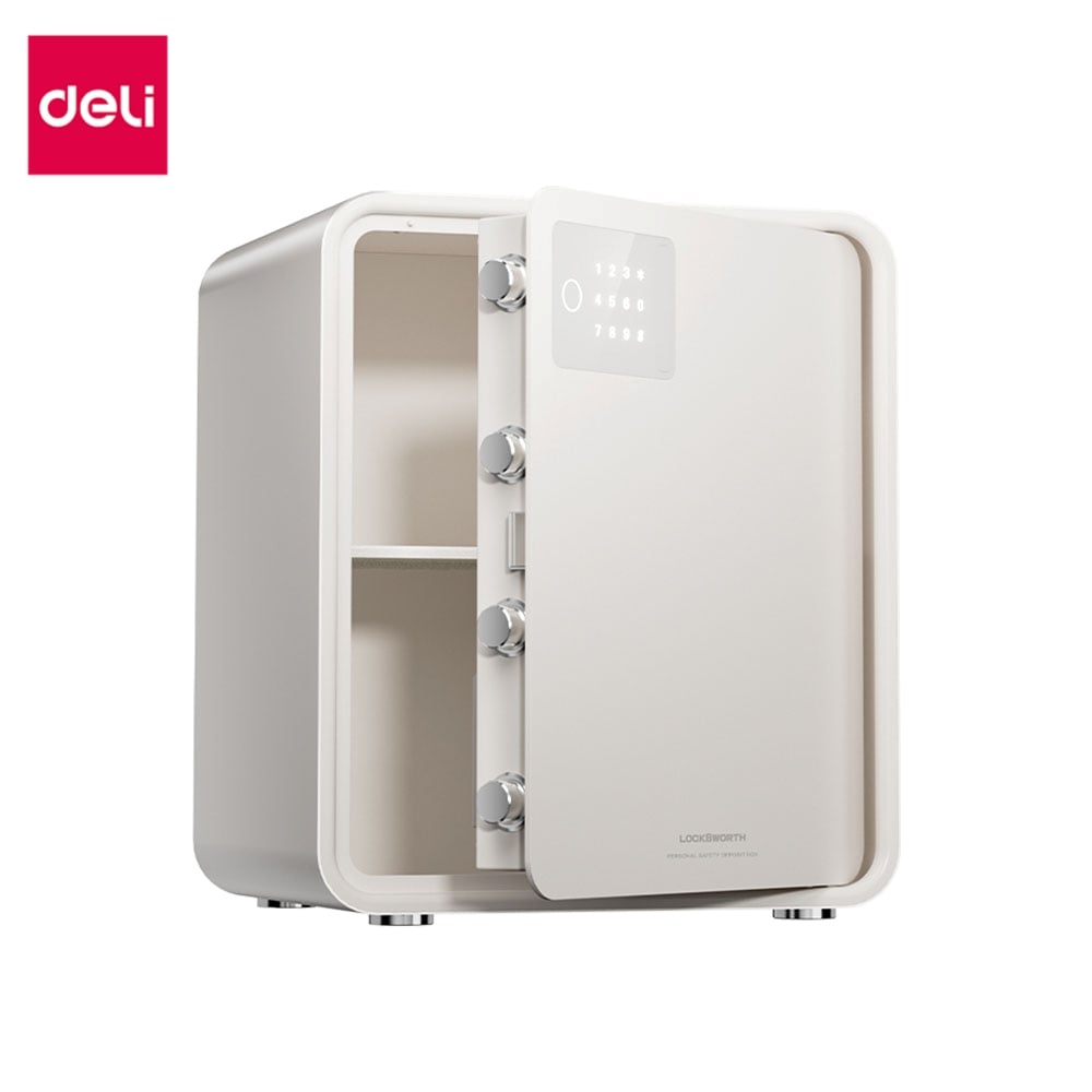 ตู้นิรภัยดิจิตอล DELI VS4573-WH-01 สีขาว_0