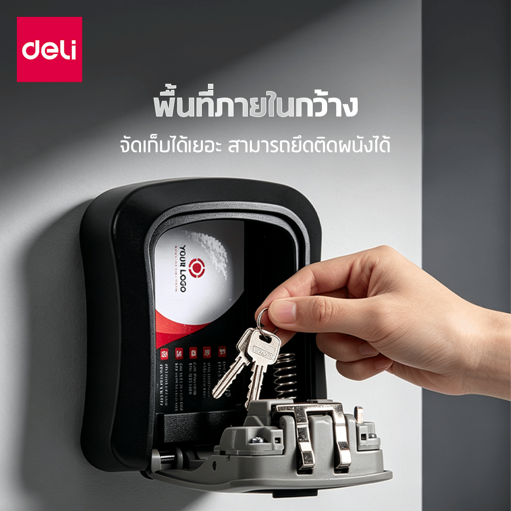กล่องเก็บกุญแจ LOCKSWORTH VS4542-BK-01 สีดำ_1