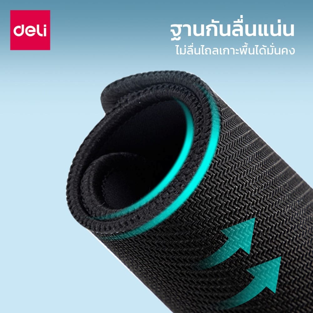 แผ่นรองเมาส์ DELI ET685-BK-01 25 X 20 CM สีดำ_3