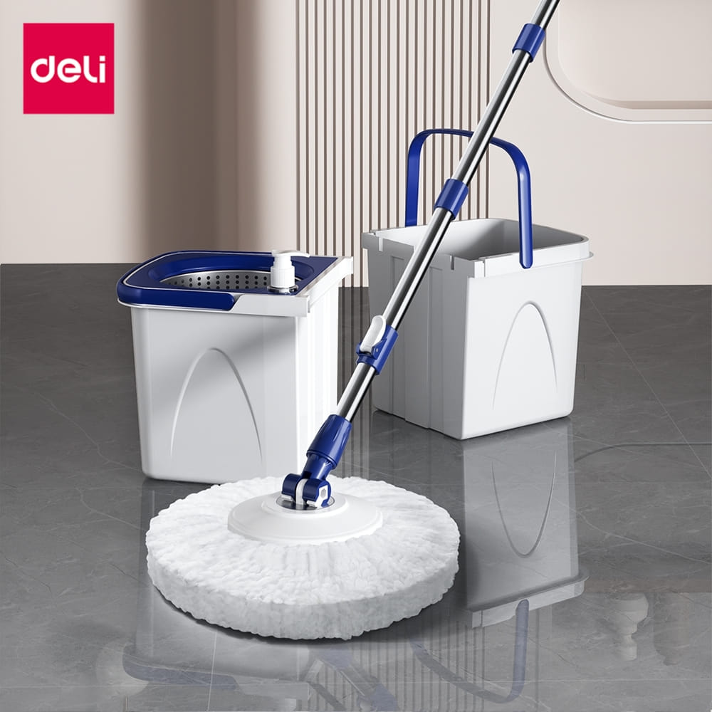ผ้าม็อบถูพื้น DELI VS1478-WH-03 รูปทรงวงกลม สีขาว จำนวน 3 ชิ้น_3