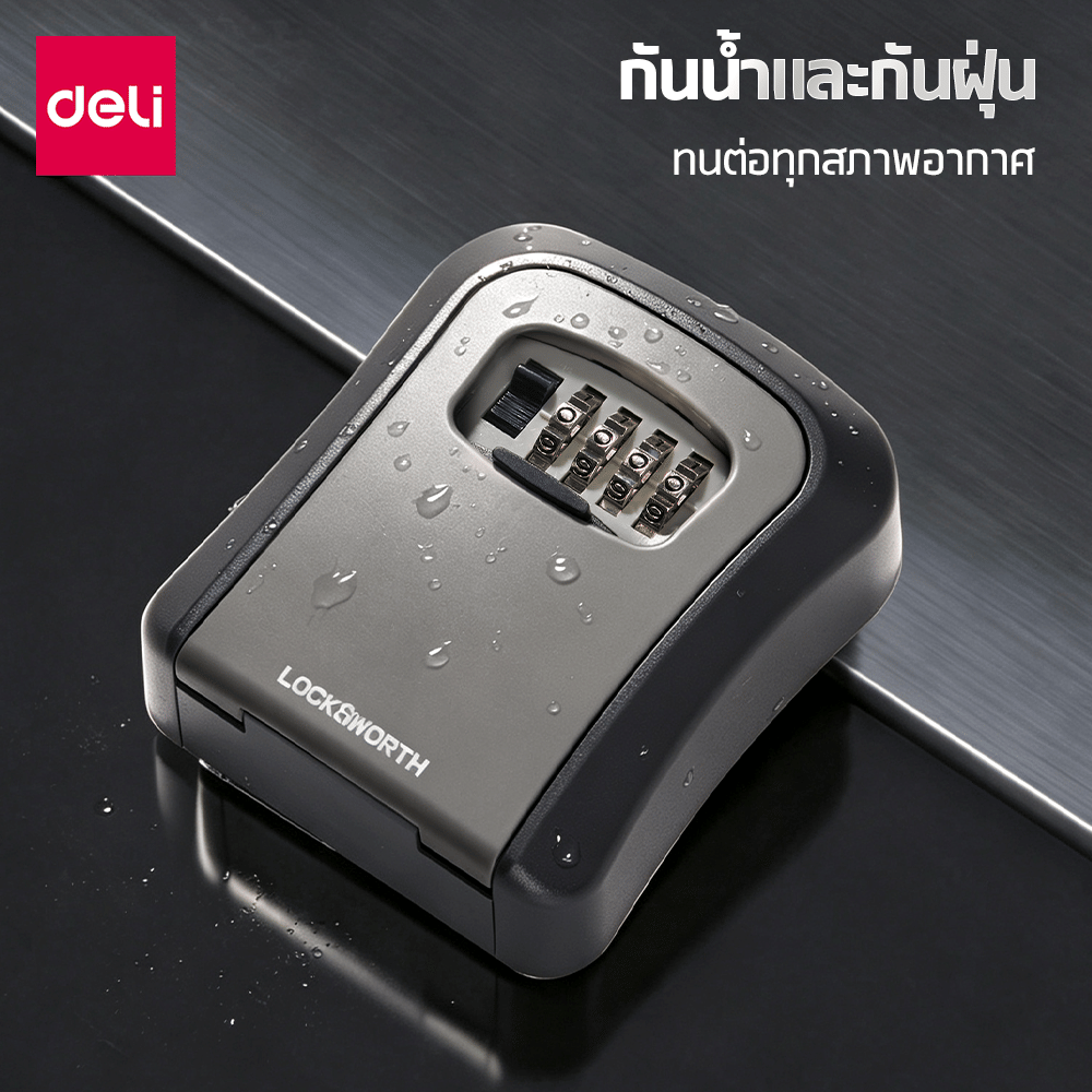 กล่องเก็บกุญแจ LOCKSWORTH VS4542-BK-01 สีดำ_4