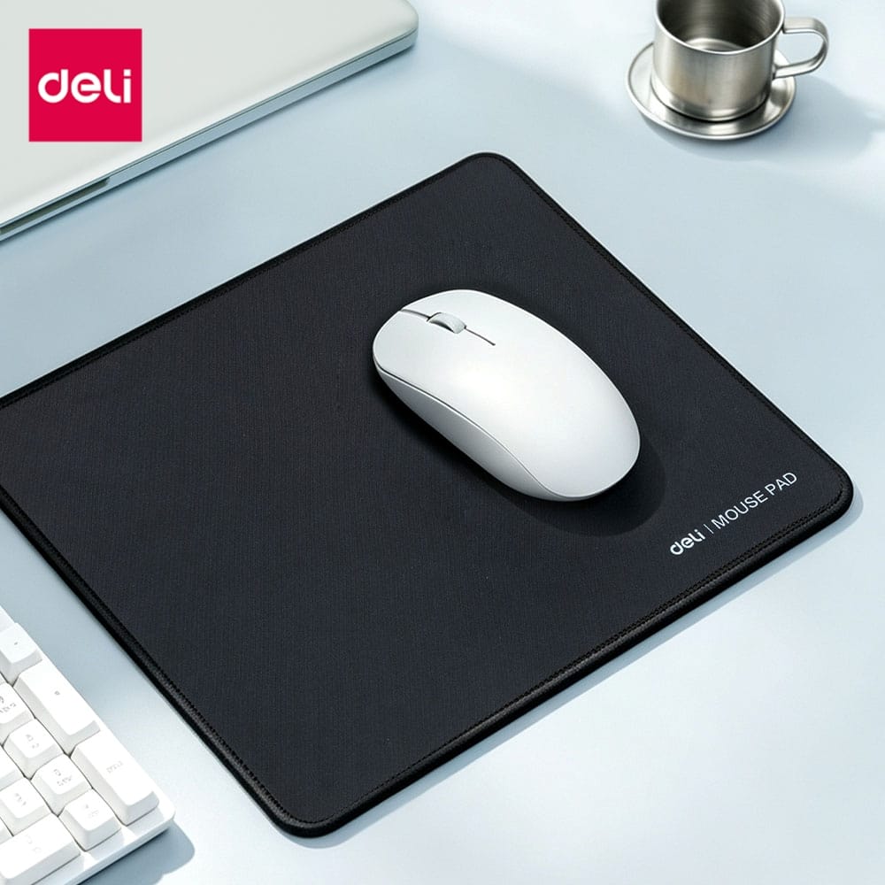 แผ่นรองเมาส์ DELI ET685-BK-01 25 X 20 CM สีดำ_8
