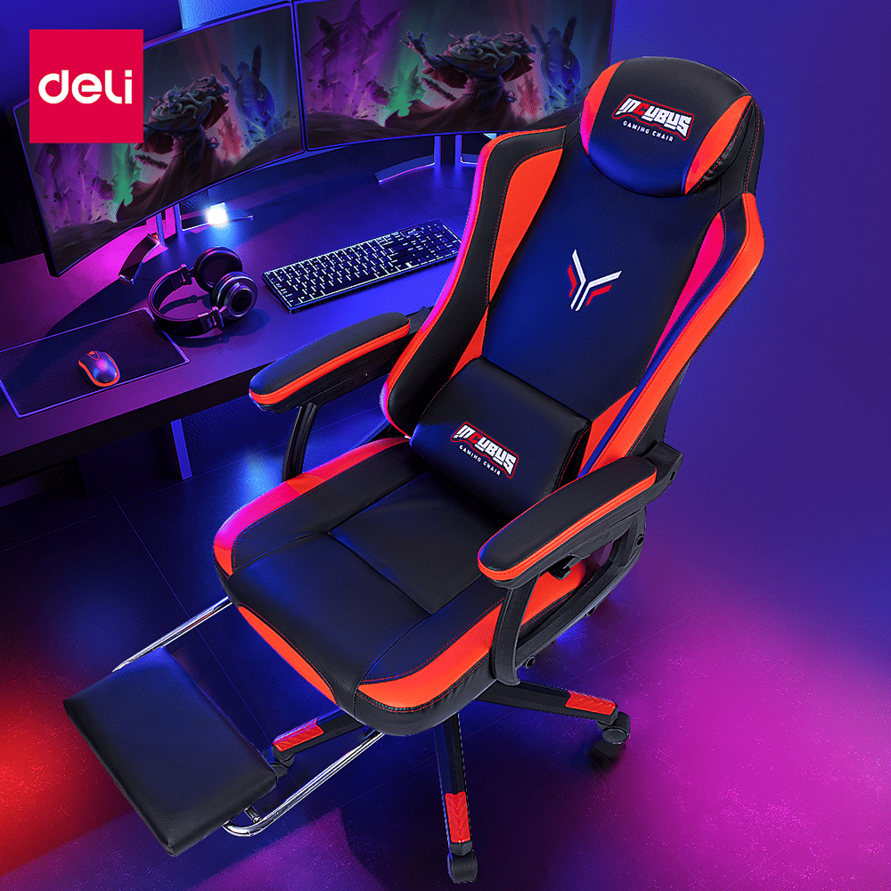 เก้าอี้เกมมิ่ง DELI E4936-YL-01 สีเหลือง_8