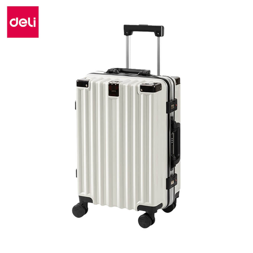 กระเป๋าเดินทางล้อลาก 20 นิ้ว DELI EH1045-WH-20-01 สีขาว_0