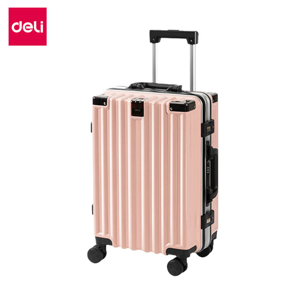 กระเป๋าเดินทางล้อลาก 20 นิ้ว DELI EH1045-PK-20-01 สีชมพู