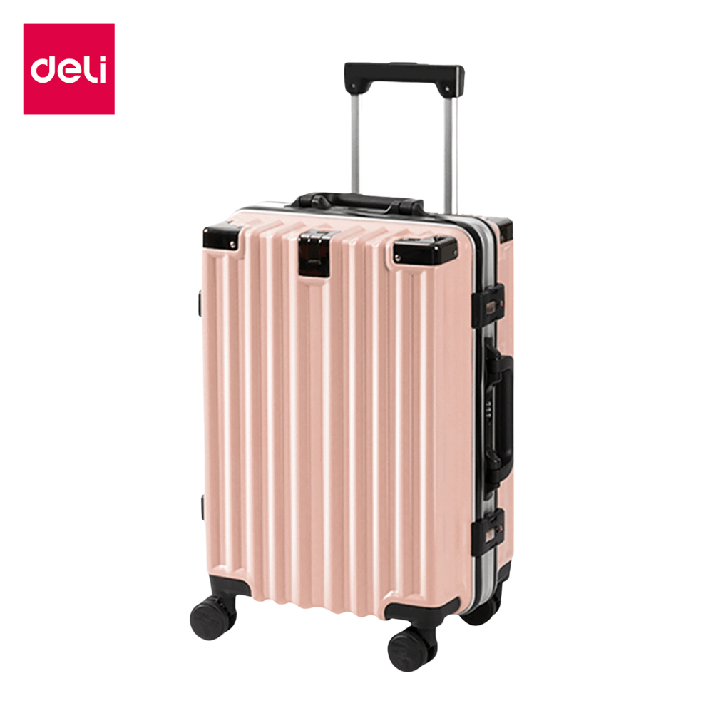 กระเป๋าเดินทางล้อลาก 24 นิ้ว DELI EH1045-PK-24-01 สีชมพู_0