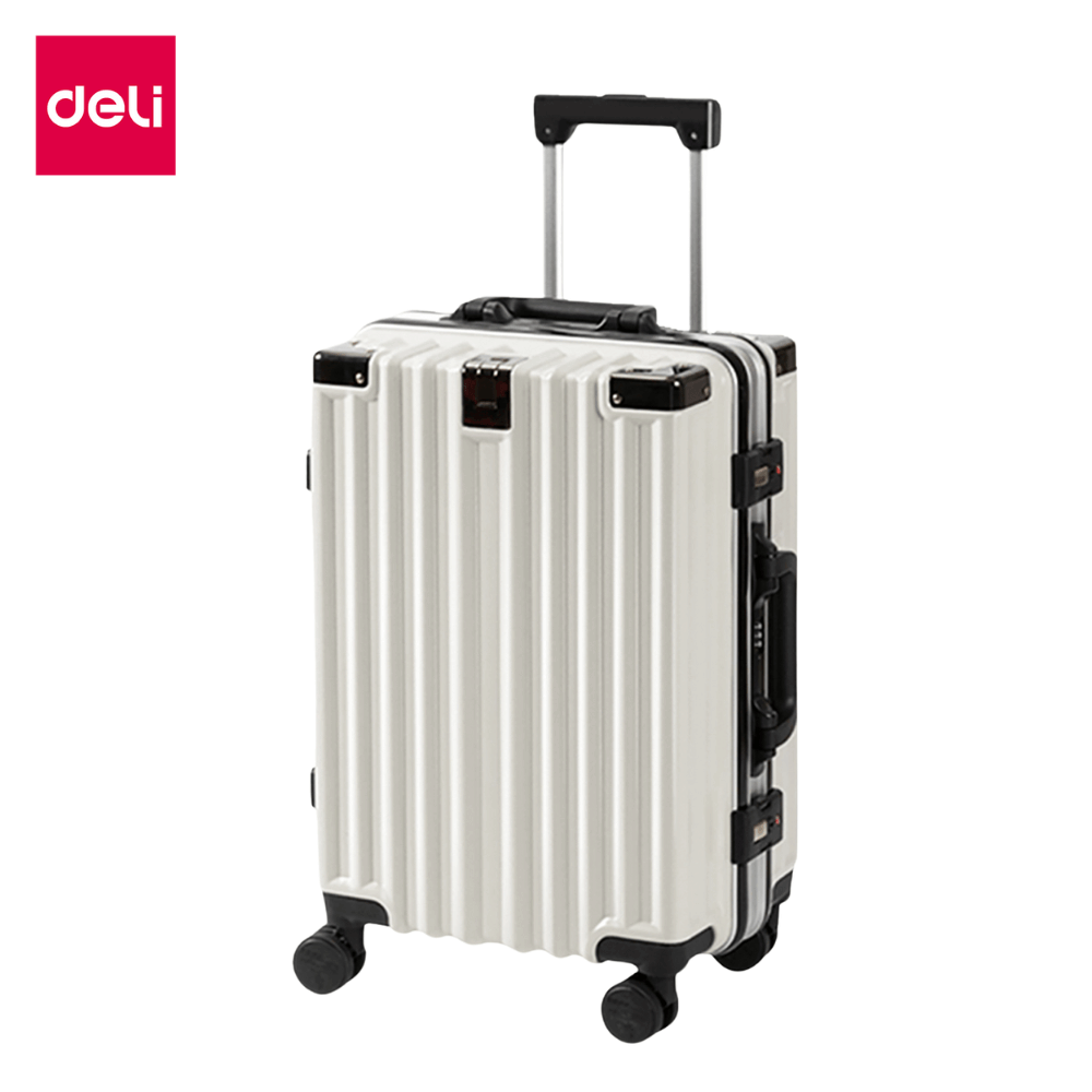 กระเป๋าเดินทางล้อลาก 24 นิ้ว DELI EH1045-WH-24-01 สีขาว_0
