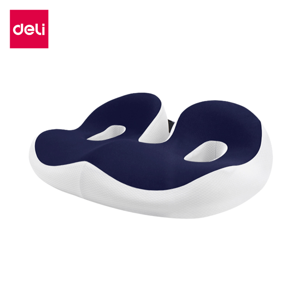 เบาะรองนั่งเพื่อสุขภาพ DELI VS763-BL-01 สีน้ำเงิน