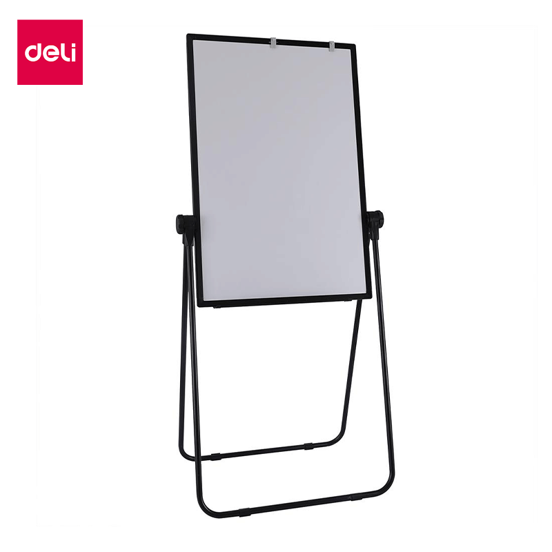 กระดานฟลิปชาร์ท กระดานไวท์บอร์ด DELI E7886-WH-01 ขนาด 60 X 90 CM_0