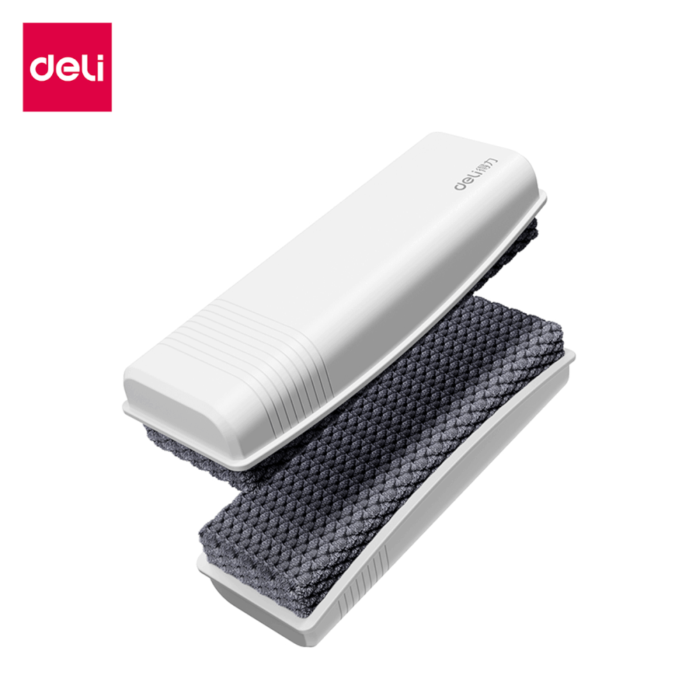 แปรงลบกระดานไวท์บอร์ด DELI MB406-WH-01 ขนาด 4.4X12.8X2.6 CM