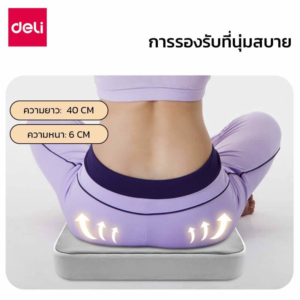 เบาะรองนั่ง DELI VS764-BK-01 สีดำ_1