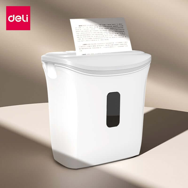 เครื่องทำลายเอกสารอัตโนมัติ 12ลิตร DELI E9945-GR-01 สีเทาเข้ม_1