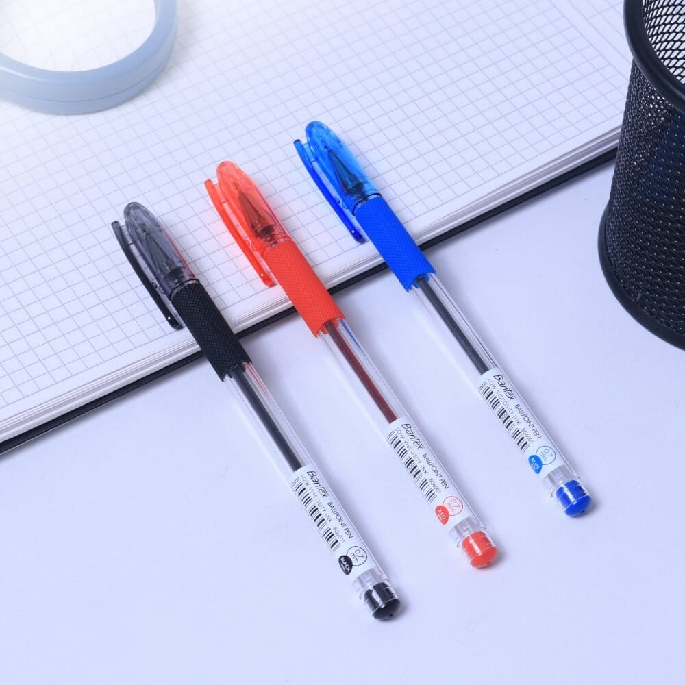 ปากกาลูกลื่น DELI BG6001-BL-05 สีน้ำเงิน 5แท่ง_3