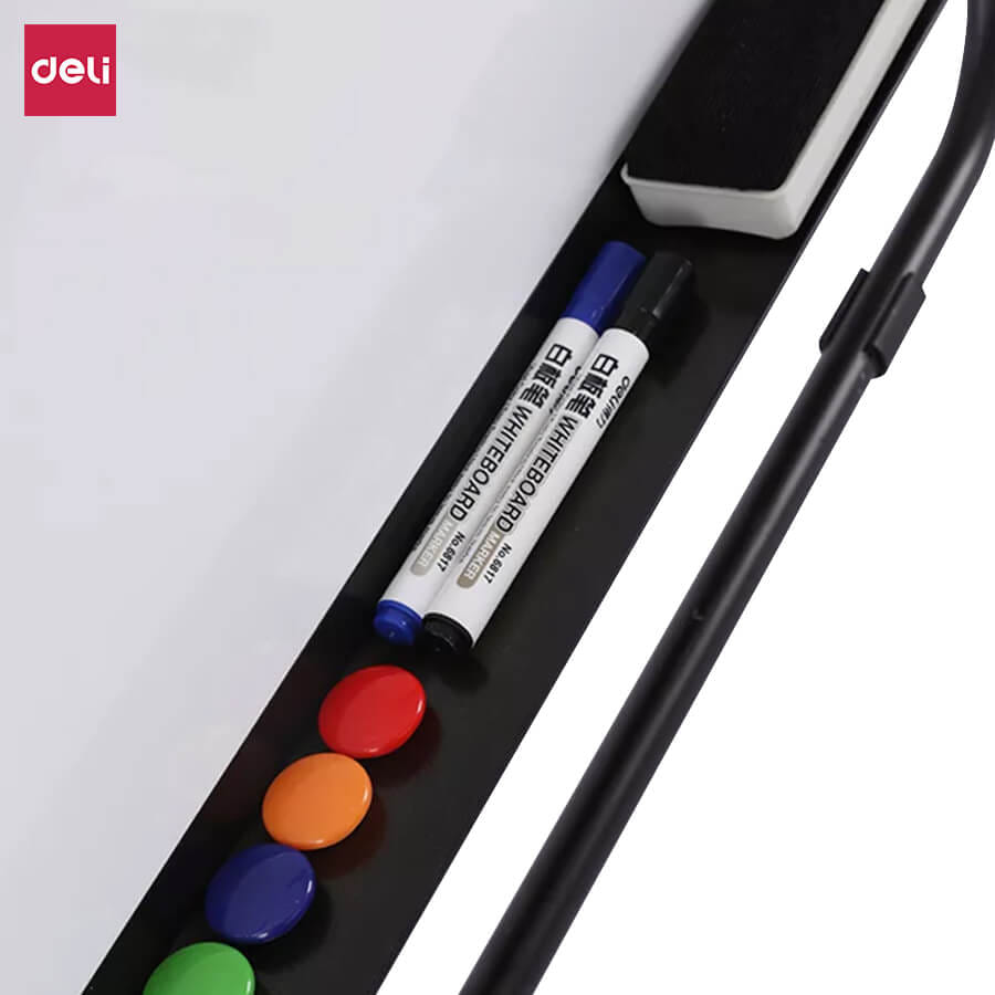กระดานฟลิปชาร์ท กระดานไวท์บอร์ด DELI E7886-WH-01 ขนาด 60 X 90 CM_7