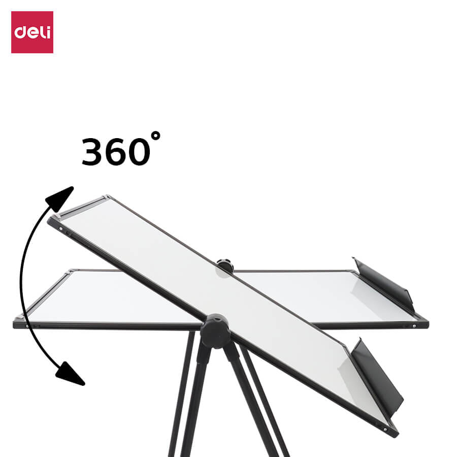 กระดานฟลิปชาร์ท กระดานไวท์บอร์ด DELI E7886-WH-01 ขนาด 60 X 90 CM_8