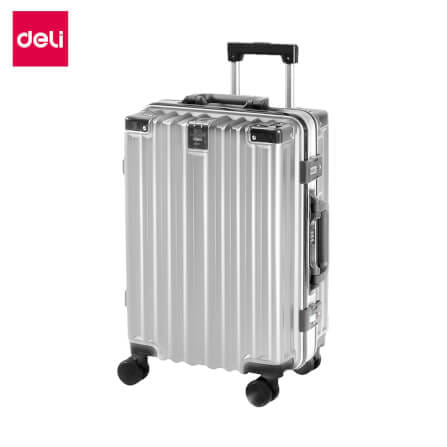 กระเป๋าเดินทางล้อลาก 20 นิ้ว DELI EH1045-DGR-20-01 สีเงิน_0