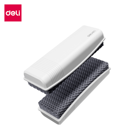 แปรงลบกระดานไวท์บอร์ด DELI MB406-WH-01 ขนาด 4.4X12.8X2.6 CM_0