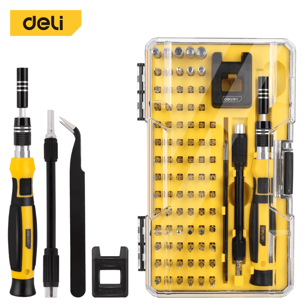 ชุดไขควงเปลี่ยนหัว DELI DL1085D-YL-01 85ชิ้น