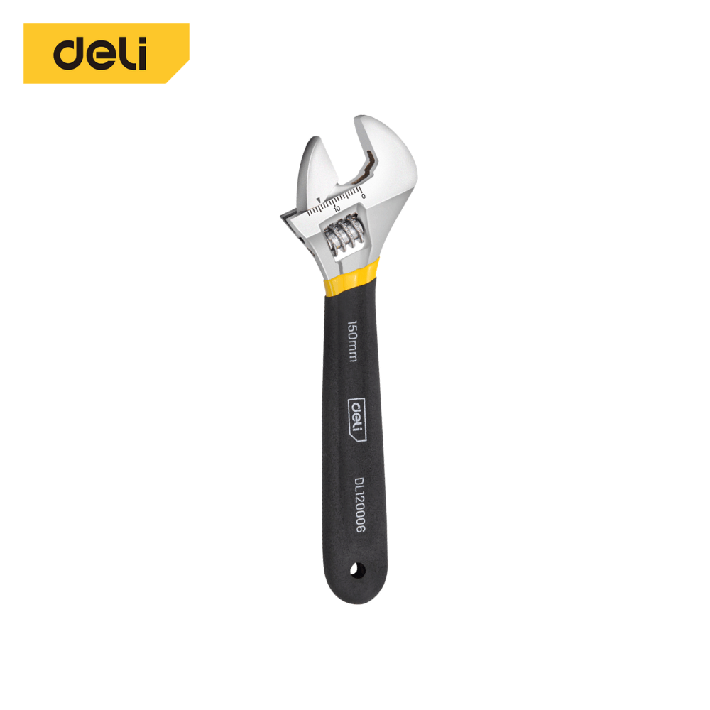 ประแจเลื่อน DELI DL120006-BK-01 6นิ้ว_0