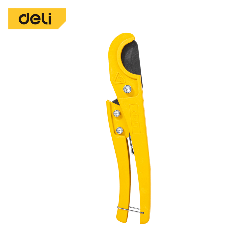 กรรไกรตัดท่อ PVC DELI EDL350033-YL-01 สีเหลือง