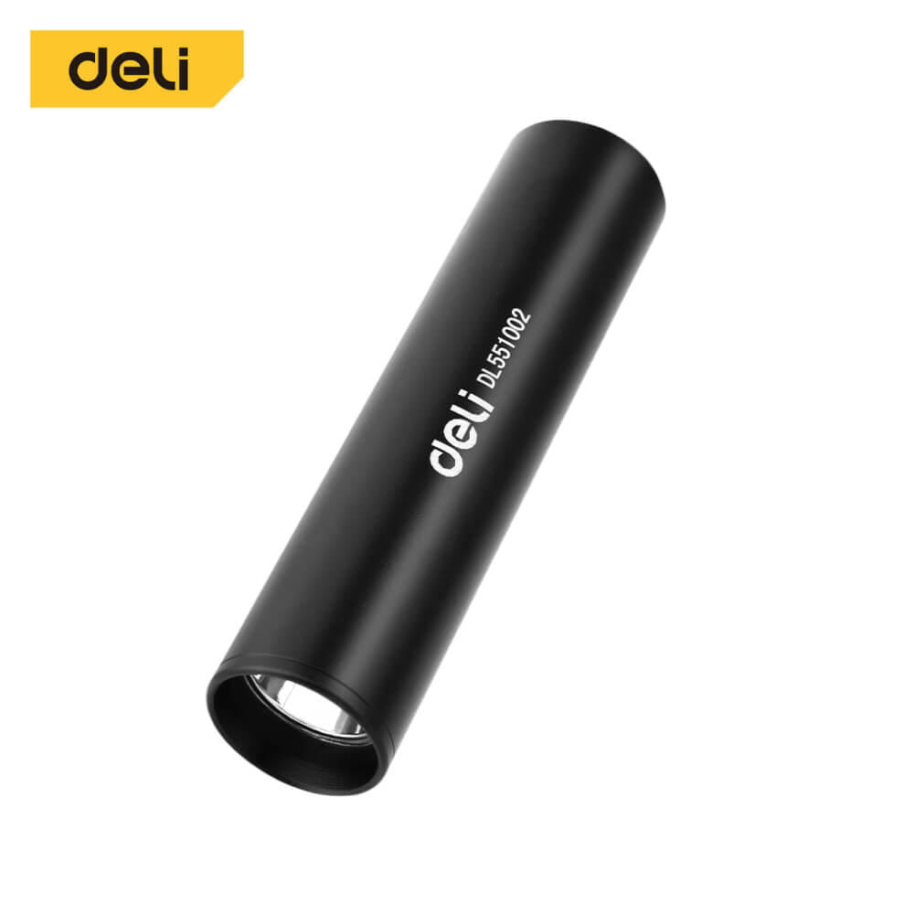 ไฟฉาย DELI EDL551002-BK-01 100ลูเมน 3วัตต์ สีดำ_0