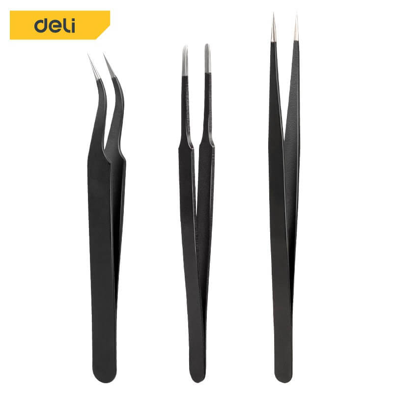 แหนบ DELI DL396003-BK-01 3ชิ้น สีดำ_0
