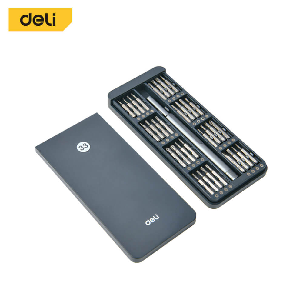 ไขควงซ่อมนาฬิกา DELI EDL241033-GR-01 33ชิ้น_0
