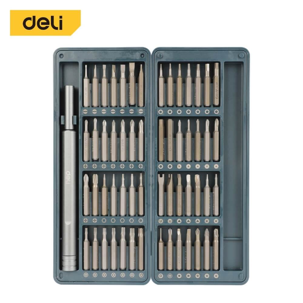 ไขควงซ่อมนาฬิกา DELI EDL241057-GR-01 57ชิ้น