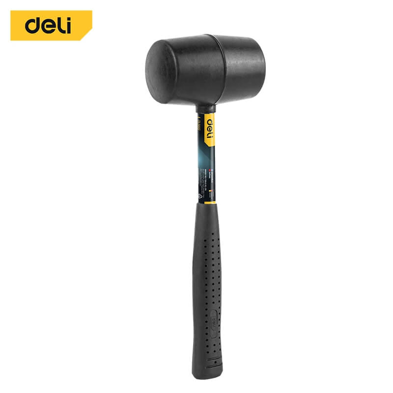 ค้อนยาง DELI EDL5616-BK-01 16OZ สีดำ_0