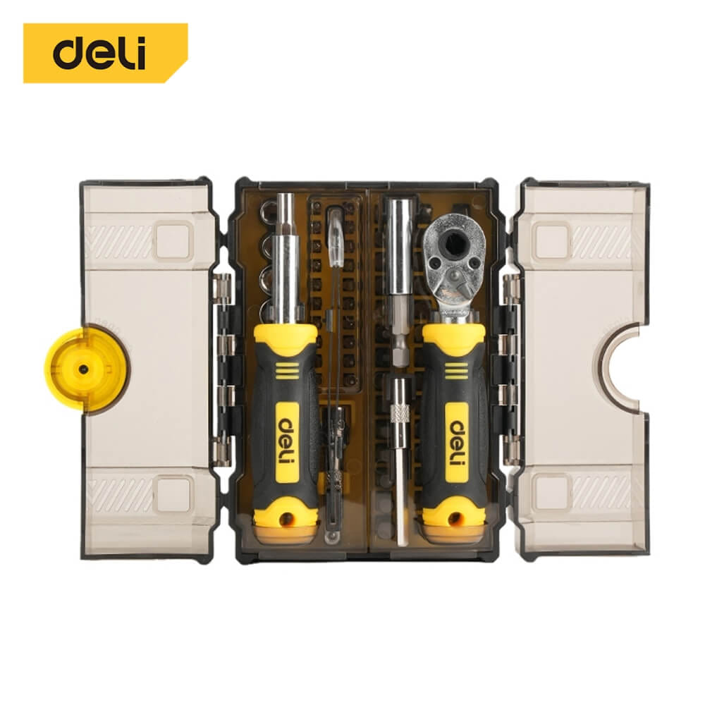 ชุดไขควงเปลี่ยนหัว DELI EDL250078-YL-01 78ชิ้น_8