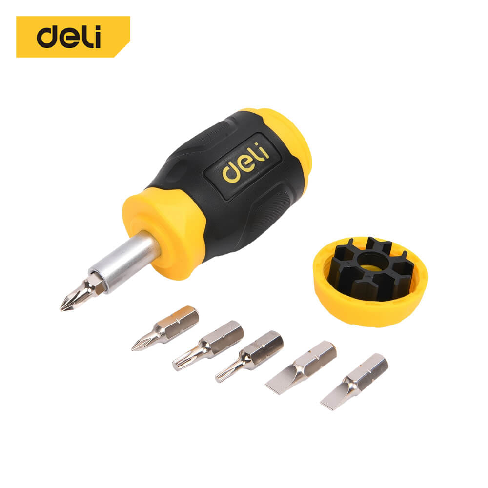 ชุดไขควงเปลี่ยนหัว DELI EDL636181N-YL-01 6ชิ้น