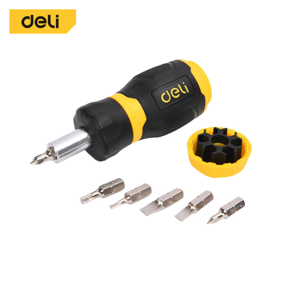 ชุดไขควงเปลี่ยนหัว DELI EDL636182N-YL-01 6ชิ้น
