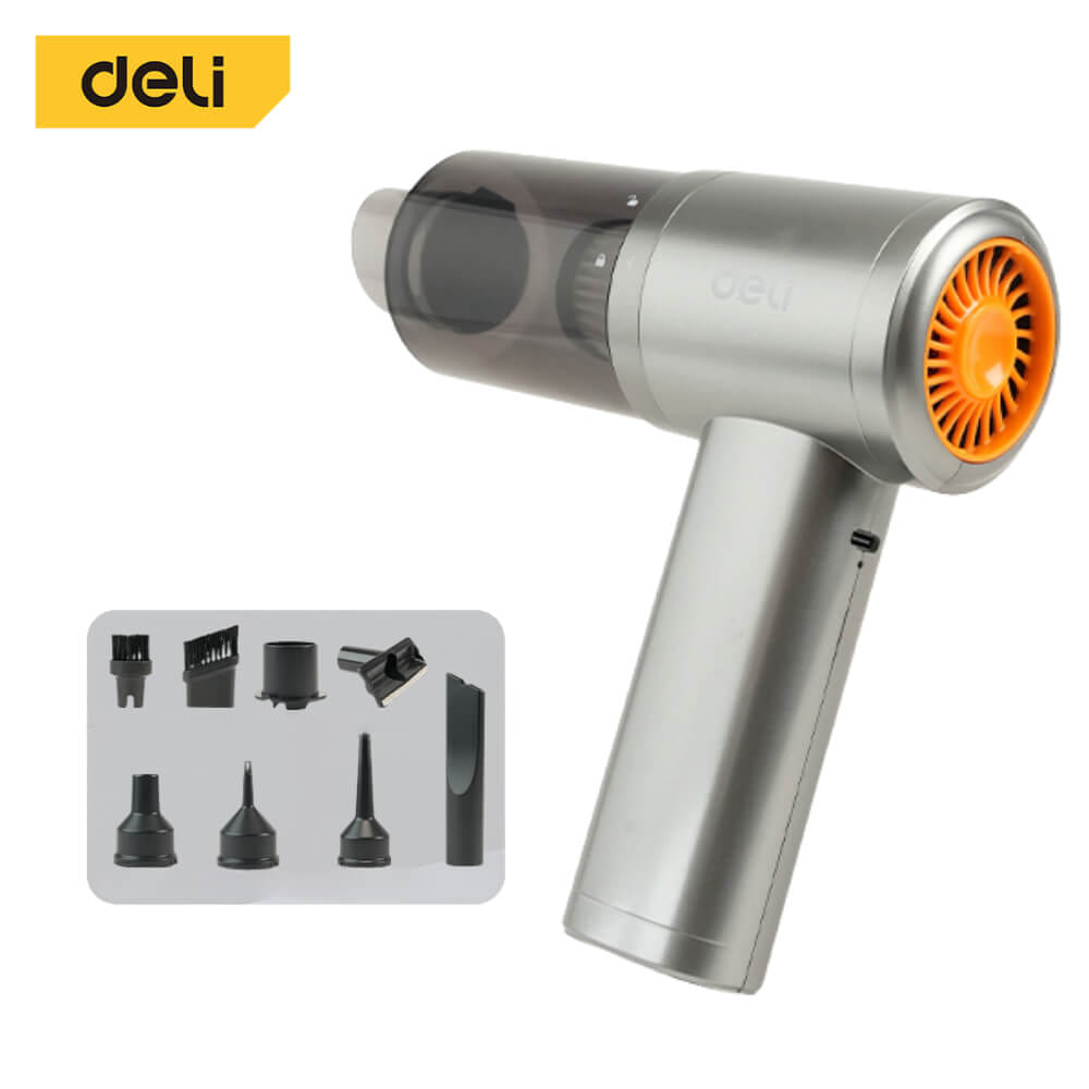 เครื่องดูดฝุ่นไร้สาย DELI EDL881401-GR-01 แรงดูด1200PA สีเทา_6