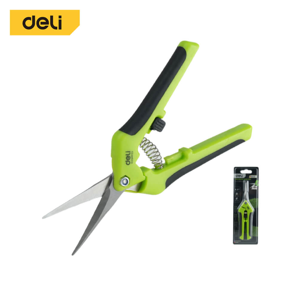 กรรไกรตัดกิ่ง DELI EDLE580120-GN-01 6.5 นิ้ว