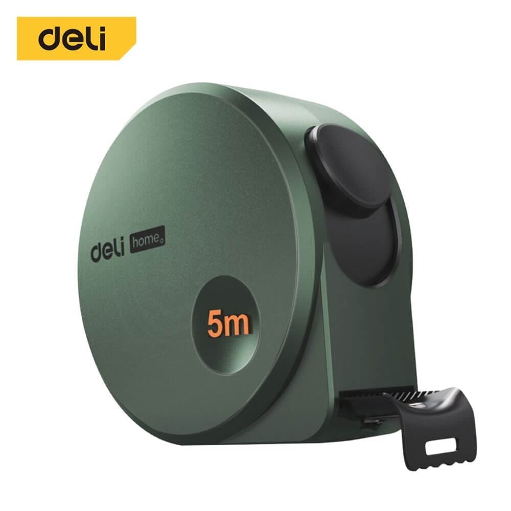 ตลับเมตร DELI HT8519L-GR-01 5 เมตร สีเขียว