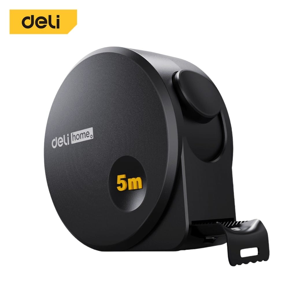 ตลับเมตร DELI HT8519-BK-01 5 เมตร สีดำ