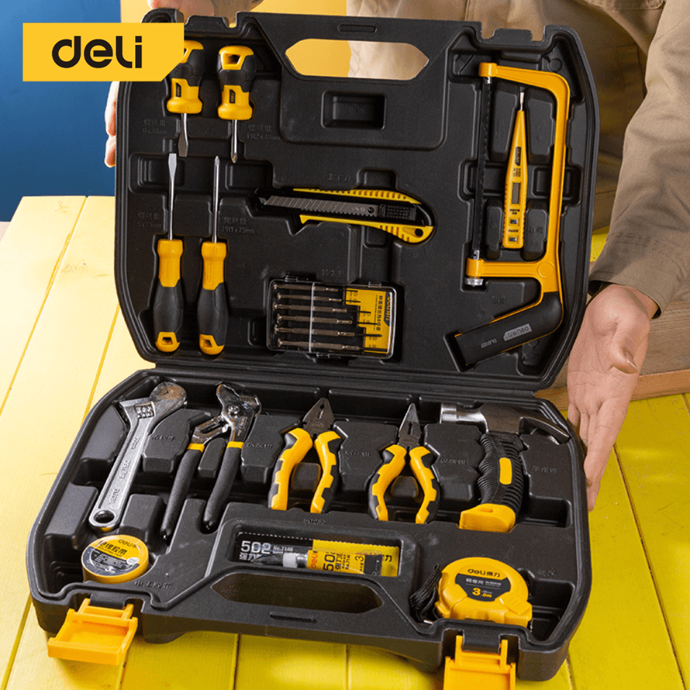 ชุดเครื่องมือช่าง DELI DL1021-BK-01 21ชิ้น_1