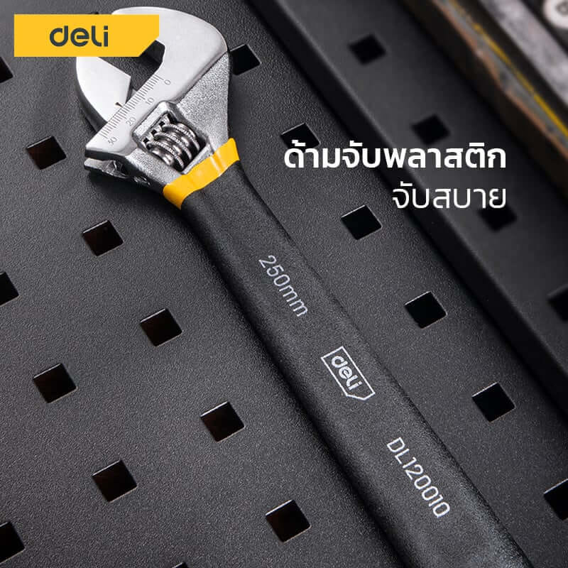 ประแจเลื่อน DELI DL120006-BK-01 6นิ้ว_1