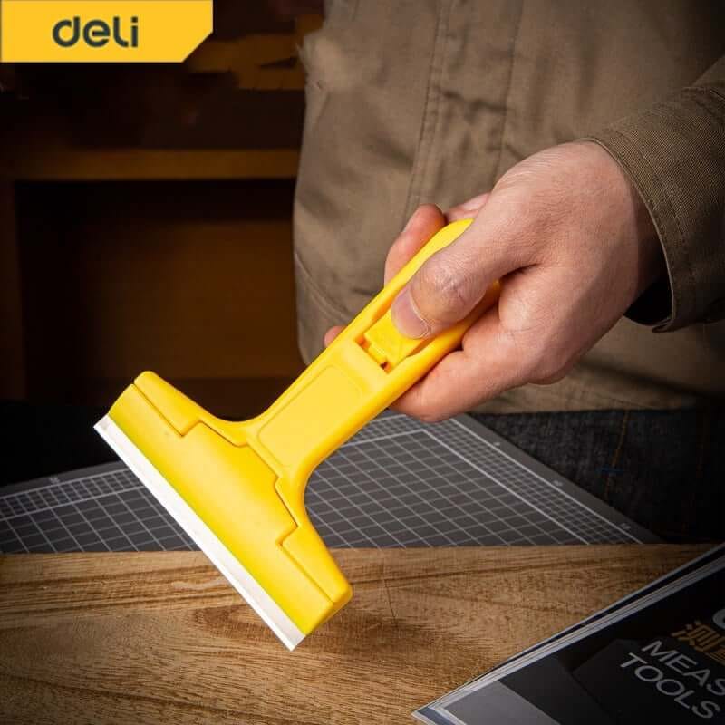 มีดขูดสี DELI DL4723C-YL-01 145มม. สีเหลือง_1