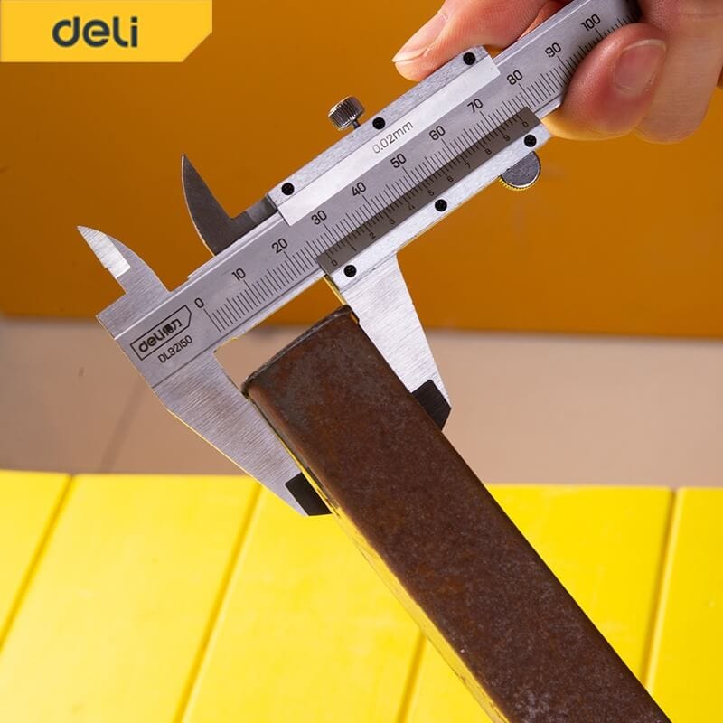 เวอร์เนียร์ DELI EDL92150-YL-01 สแตนเลส 6นิ้ว สีเงิน_1
