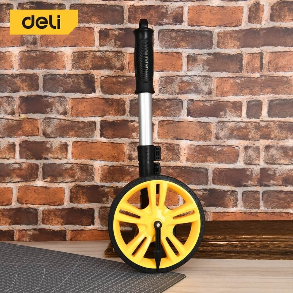 ล้อวัดระยะ DELI EDL330060-YL-01 ขนาดล้อ 150มม สีเหลือง_1
