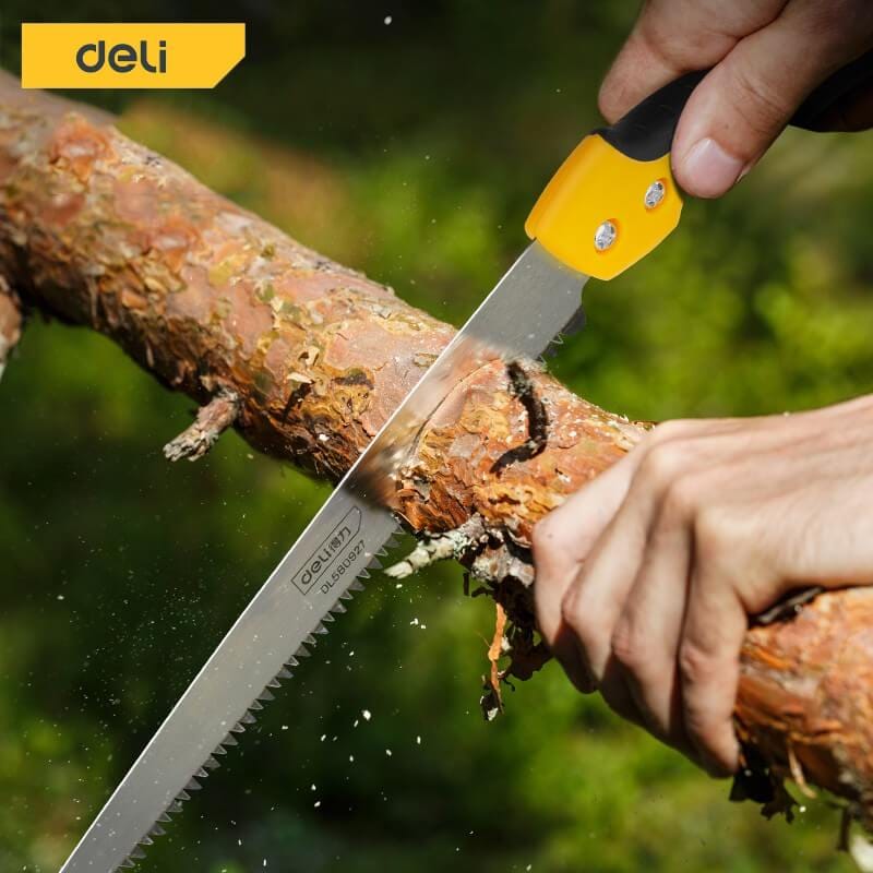 เลื่อยตัดกิ่ง DELI EDL580927-GN-01 270มม สีเขียว_1