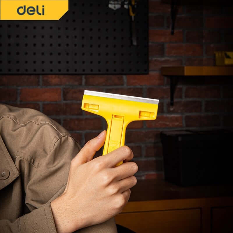 มีดขูดสี DELI DL4723C-YL-01 145มม. สีเหลือง_2