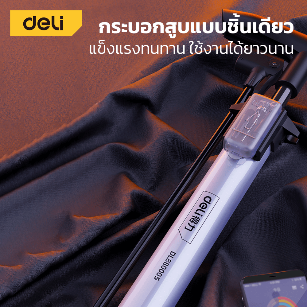 เครื่องสูบลม DELI DL880005-SL-01 160PSI สีดำ_2