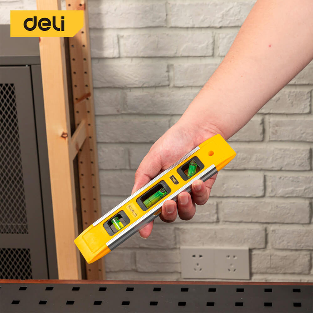 ไม้วัดระดับน้ำ DELI EDL290230-YL-01 23ซม. สีเหลือง_2