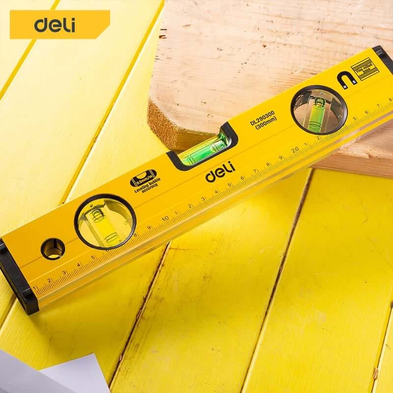 ไม้วัดระดับน้ำ DELI EDL290300-YL-01 30ซม. สีเหลือง_2