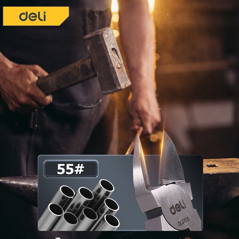 คีมปากตัด DELI EDL2706-YL-01 6นิ้ว_3