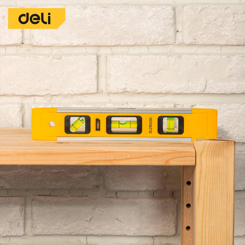 ไม้วัดระดับน้ำ DELI EDL290230-YL-01 23ซม. สีเหลือง_3